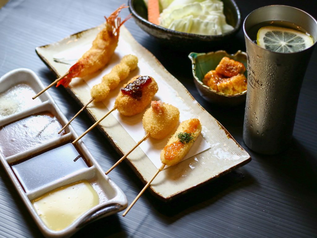 串かつ楽 楽コース画像